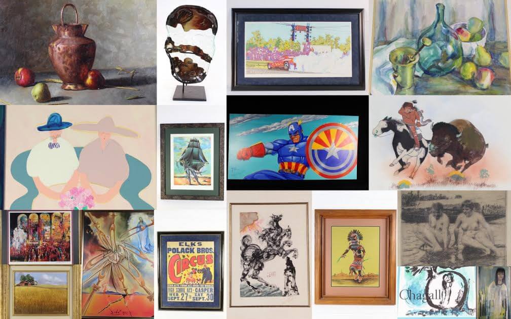 Fine Art Auction at Grand Avenue's Unexpected Art Gallery