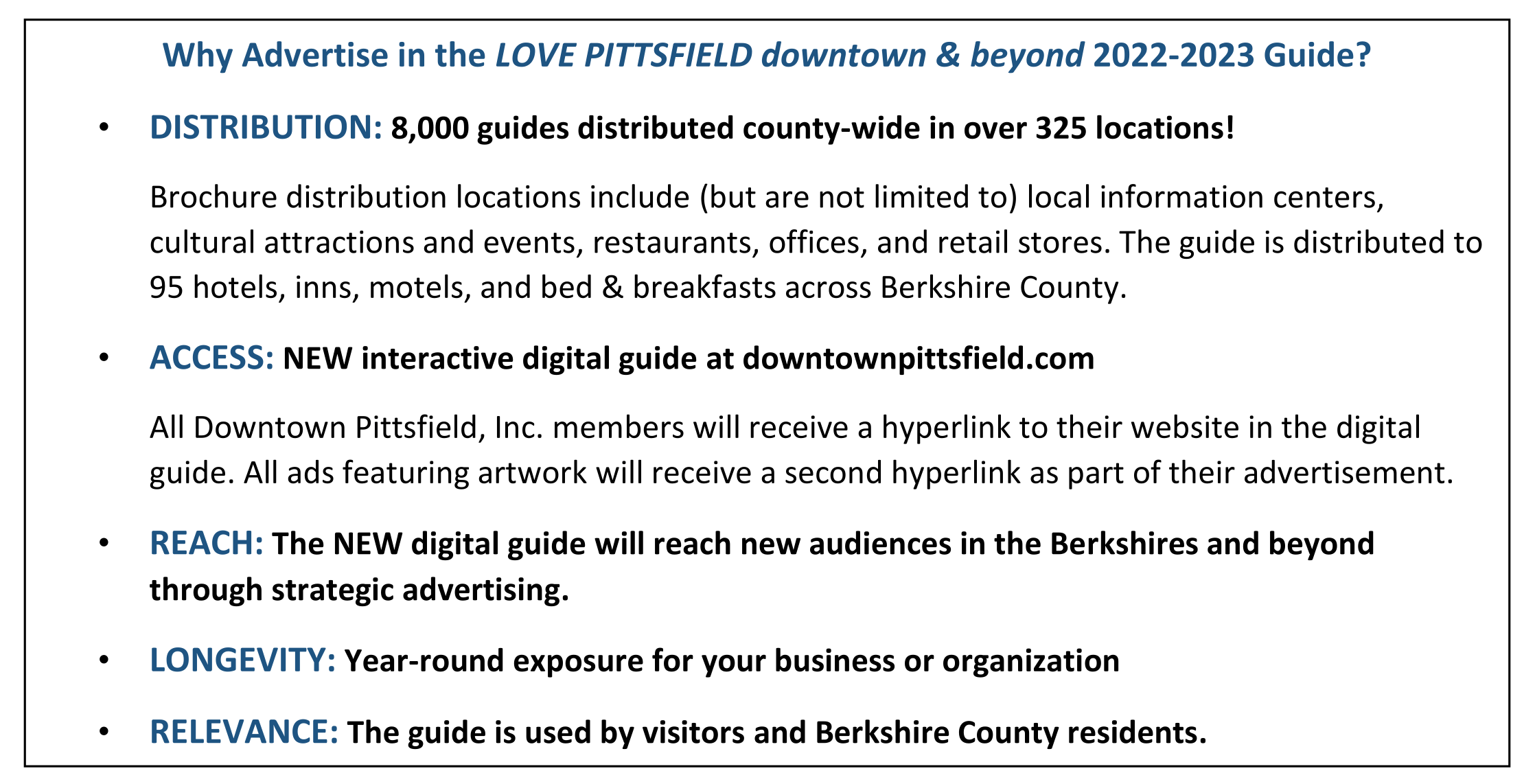 Berkshires Calendar Of Events 2023 Love Pittsfield Downtown & Beyond 2022-2023 Guide Advertising Contract – Downtown Pittsfield Western Massachusetts The Berkshires