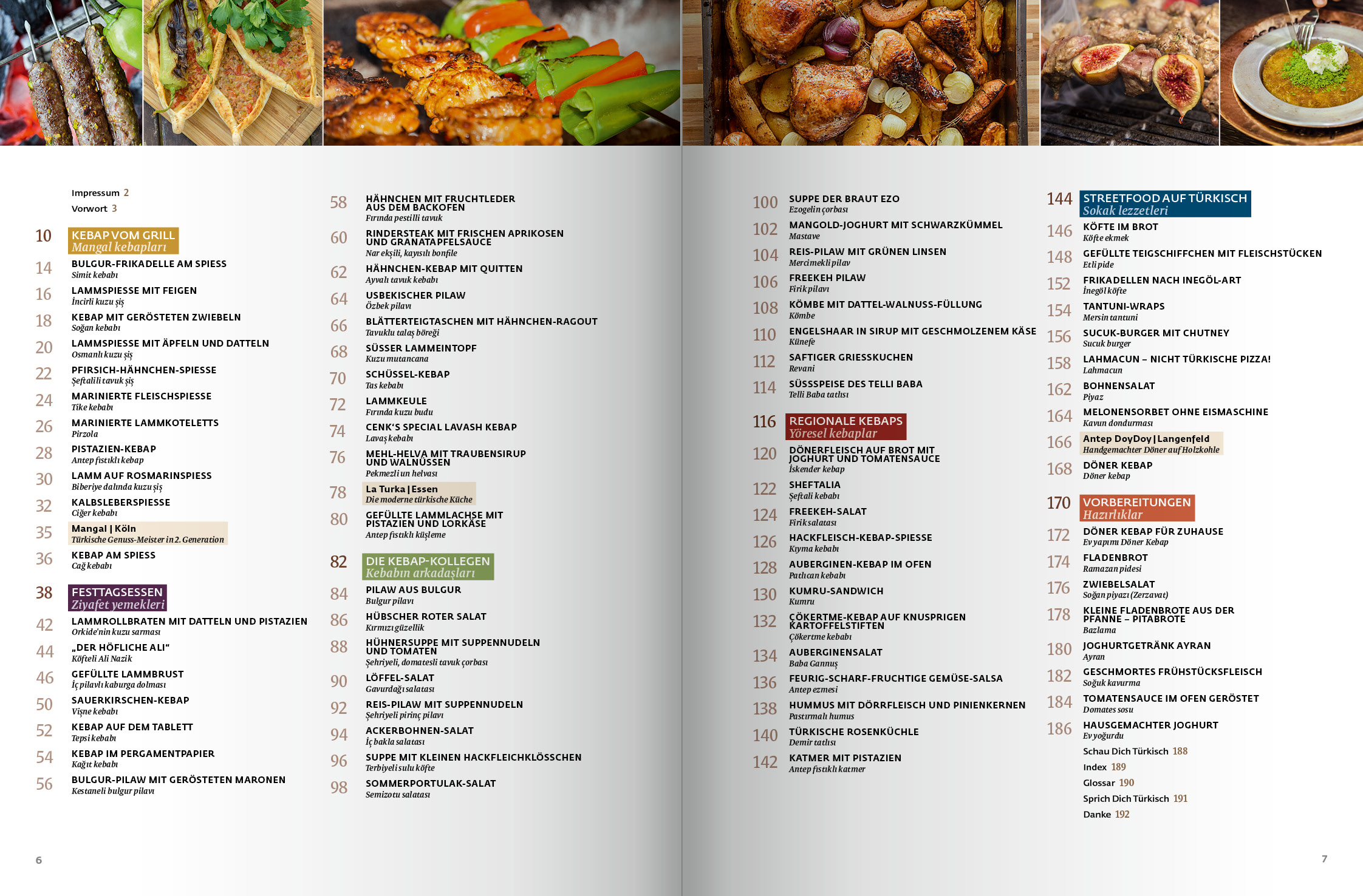 KEBAP lar Döner, Köfte, Fleisch und Grillen auf Türkisch Kochbuch