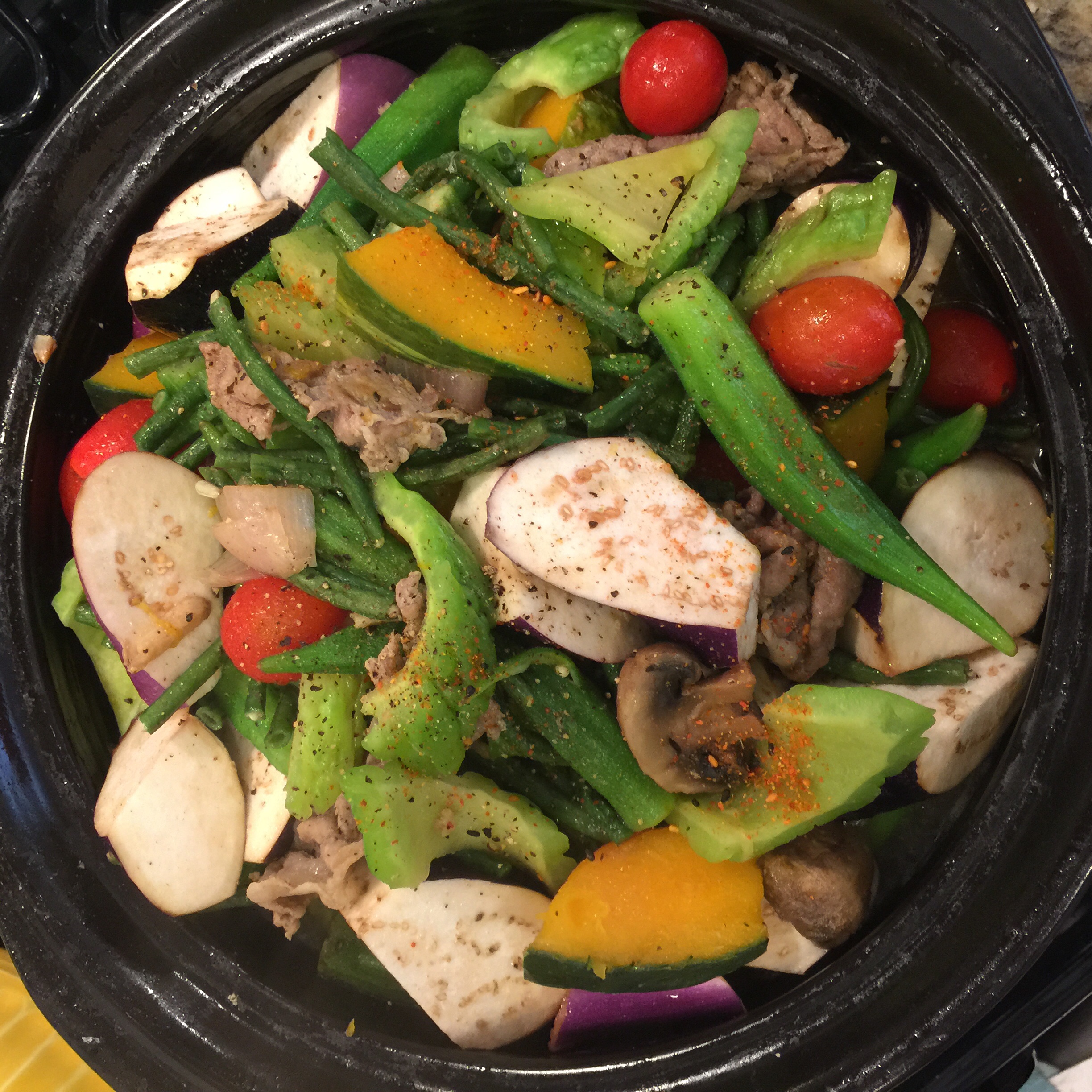 Pinakbet (Filipino steamed mixed vegetable dish) DOYD74