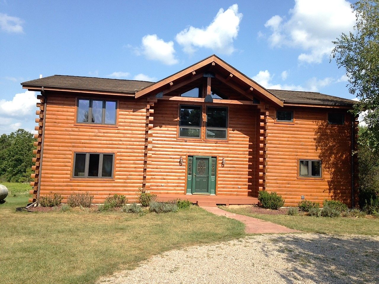 Power Washing Doyle Log Home Services inc.