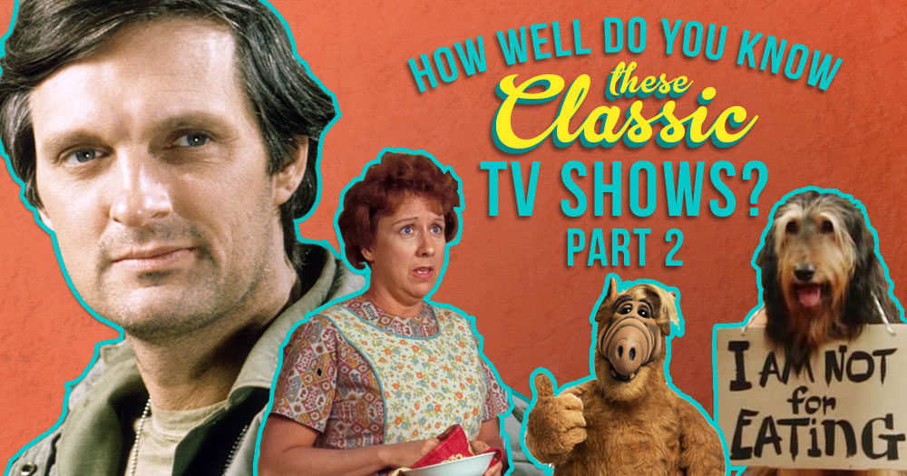 How Well Do You Know These Classic TV Shows? (Part 2) DoYouRemember?