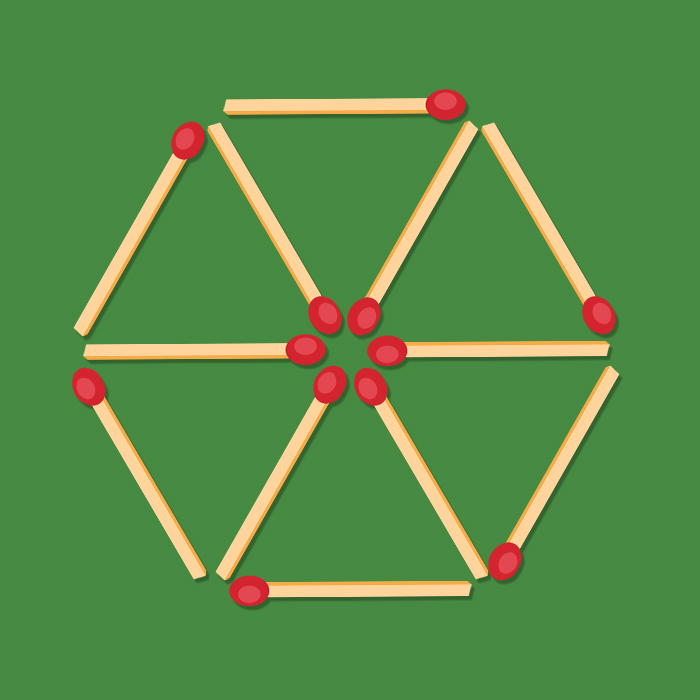 Move 4 Matchsticks to Turn this Wheel into 3 Triangles DoYouRemember?