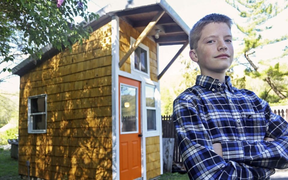 13YearOld Boy Built His Very Own Tiny House & Only Spent 1,500! Wait
