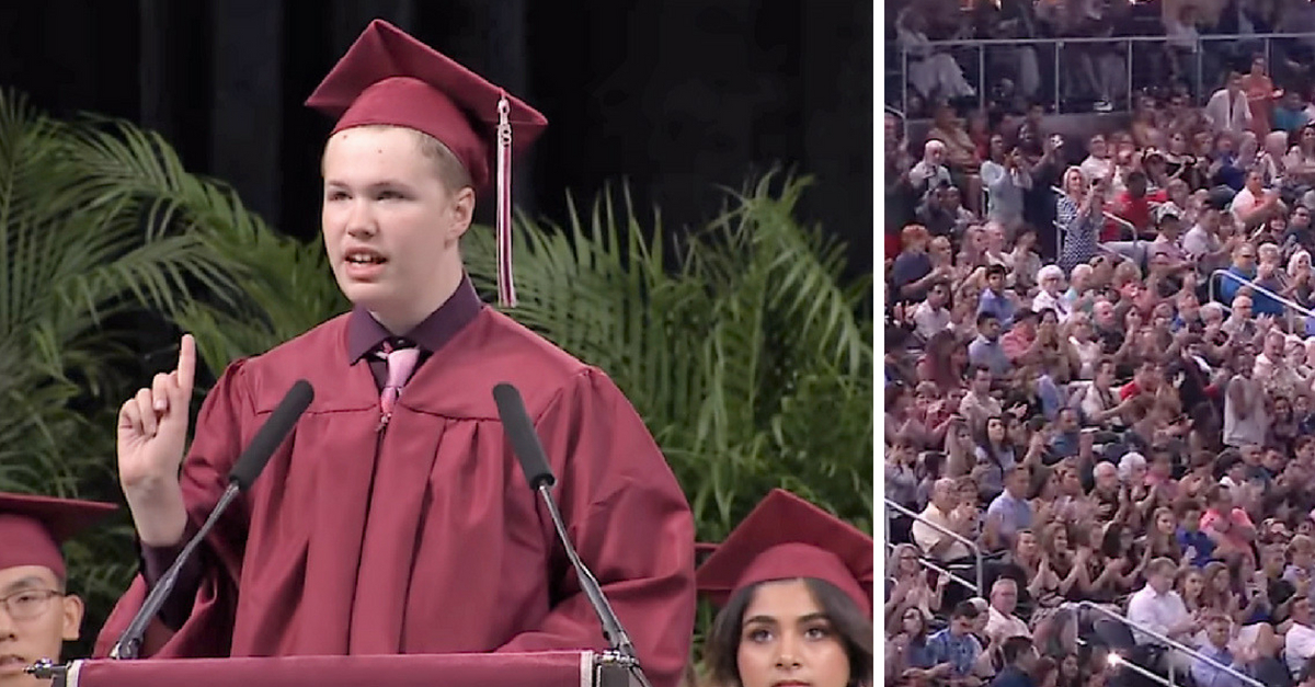 Teen With NonVerbal Autism Finds Voice During Graduation Speech