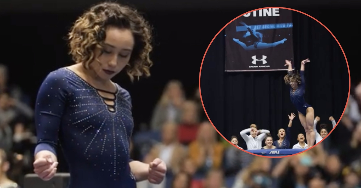 UCLA Gymnast's Michael Jackson Routine Earns A Perfect Score