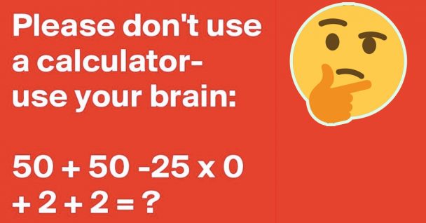 The 8th Grade Math Problem '50+5025x0+2+2' That Stumped Our Page