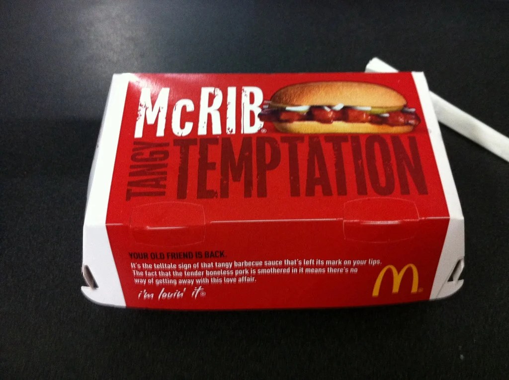 McDonald's McRib Is Back Again For A Very Limited Time