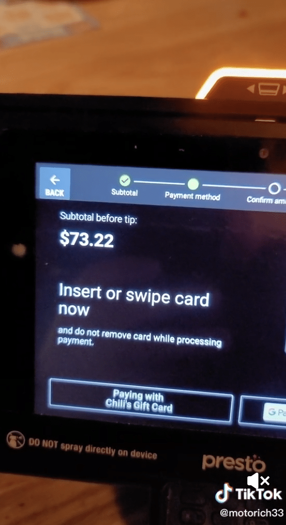 New Video Shows Chili's PayAtTheTable Machines Are Inaccurate