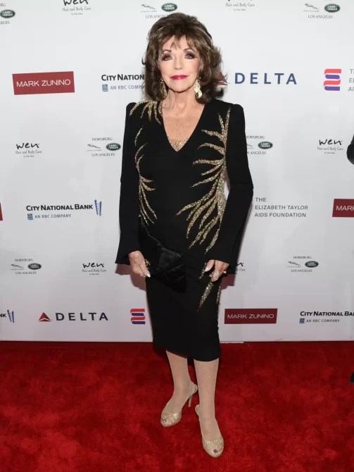 Fans Beg Joan Collins For Aging Secret