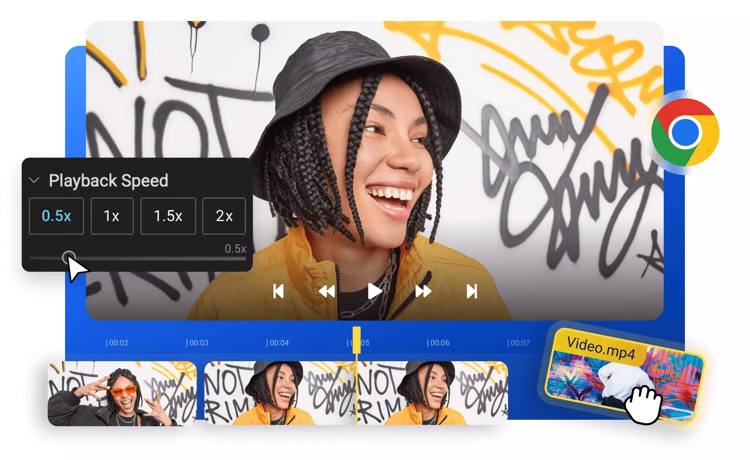 Chrome Video Speed Controller Speed Up or Slow Down Videos Flixier