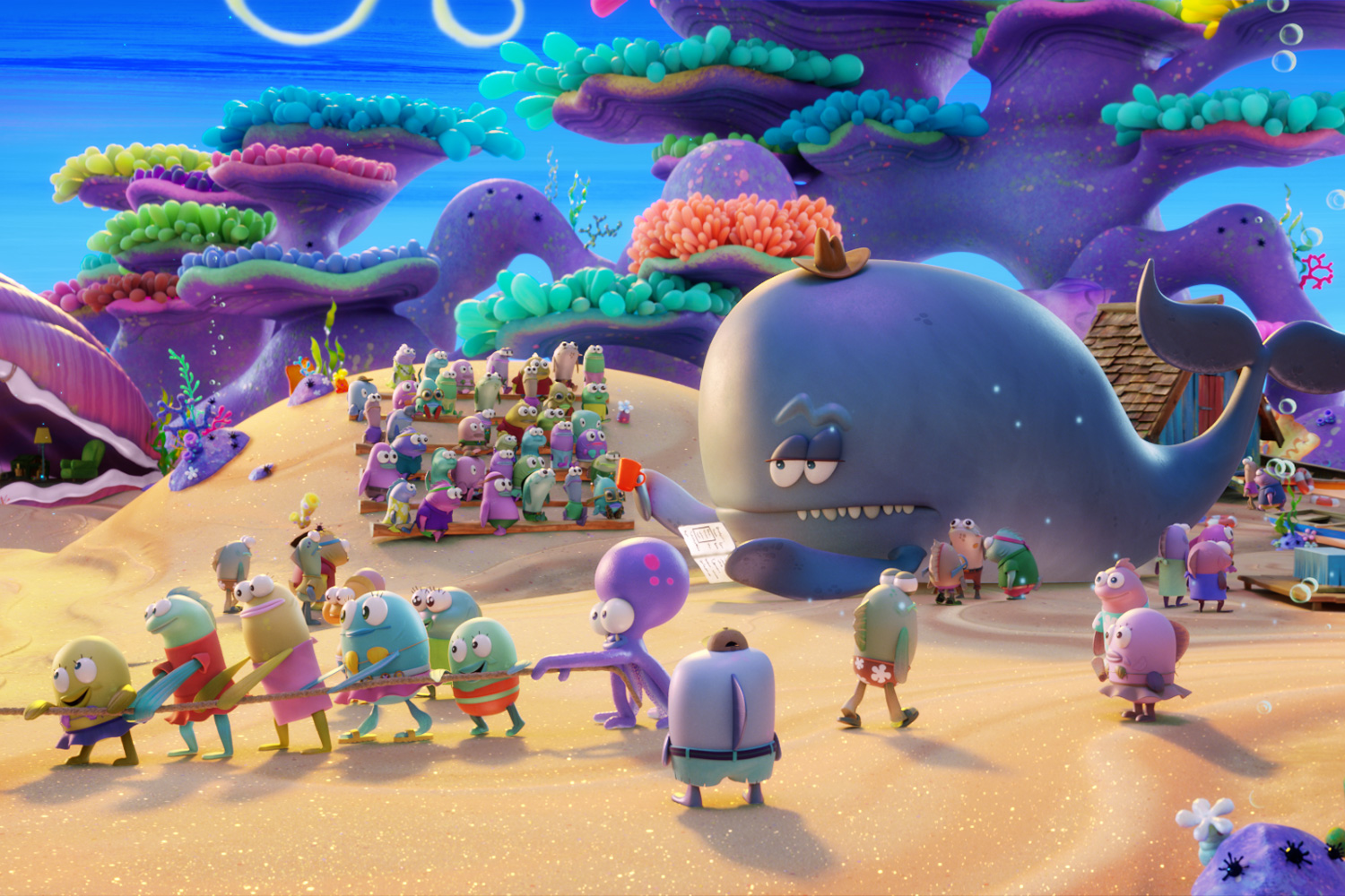 Building up the Bikini Bottom population The Crowd challenges for