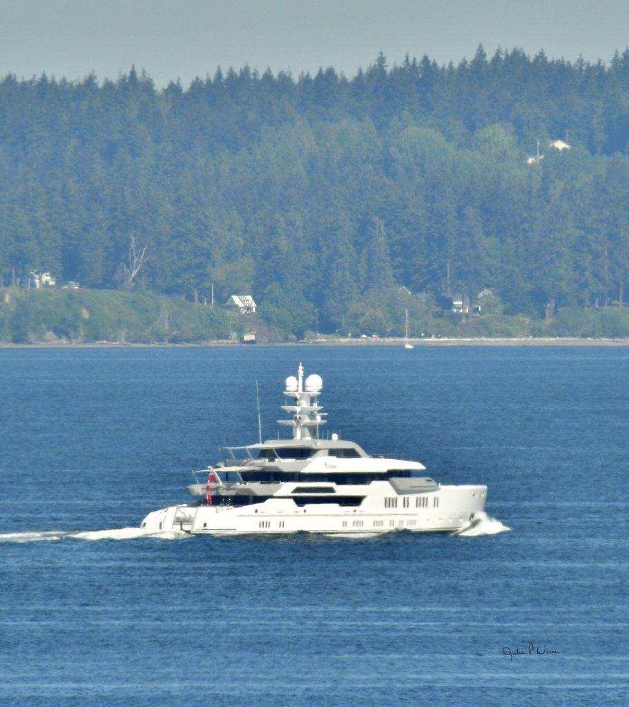 Scene in Edmonds Boats and a whale My Edmonds News