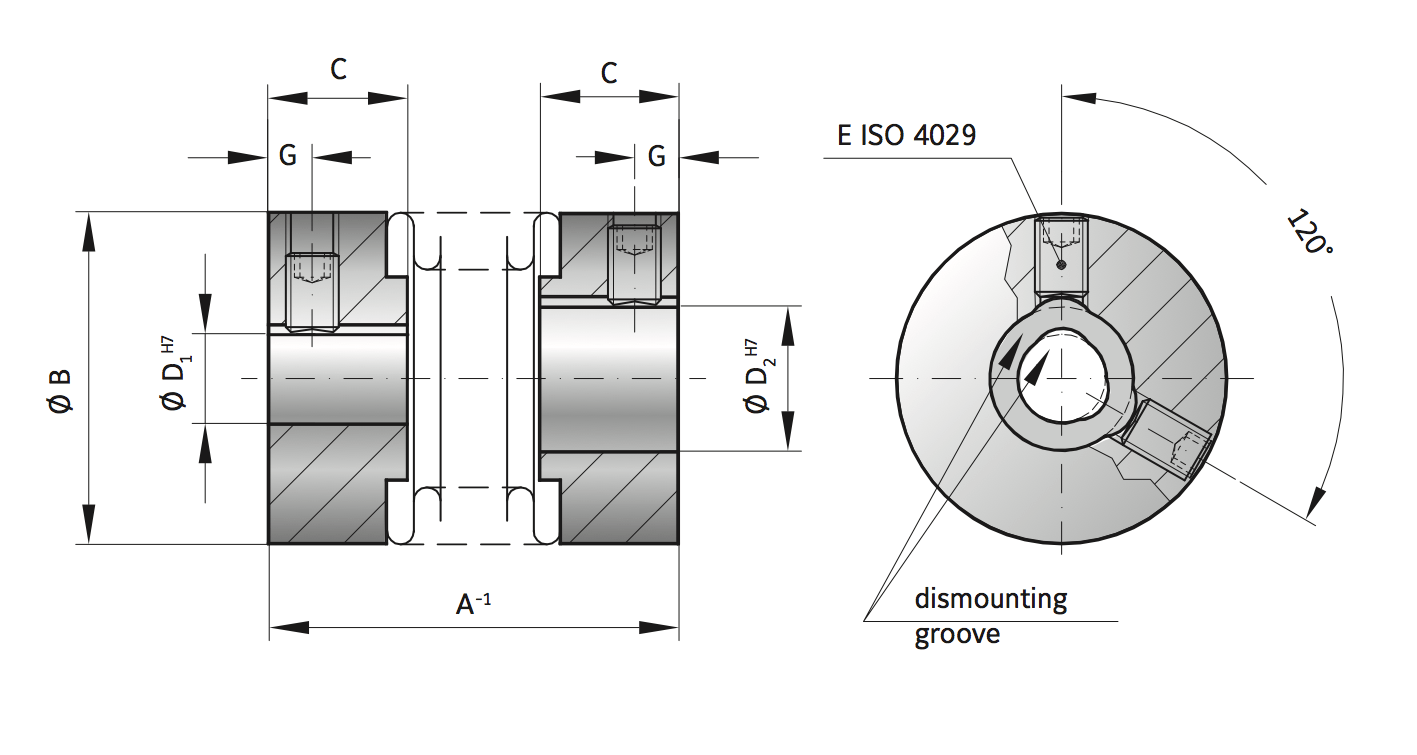 Miniature Shaft Coupling MK1 R+W