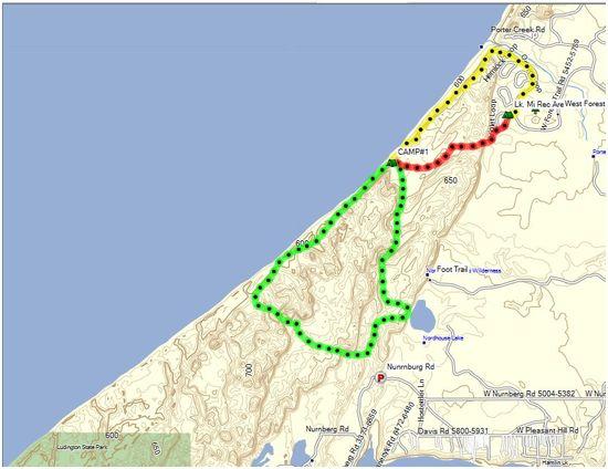 Nordhouse Dunes Trail Map Nordhouse Dunes: Where The Wild Things Are - Backpacking Light