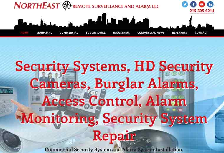 Northeast Security DPI Websites, Web Design, Web Hosting, and E Commerce