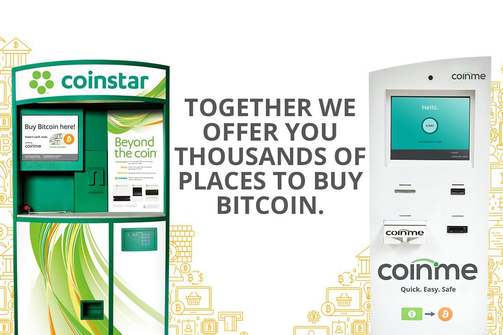 Bitcoin ATM Firm Coinme To Sell Bitcoin At Coinstar Coin Counting