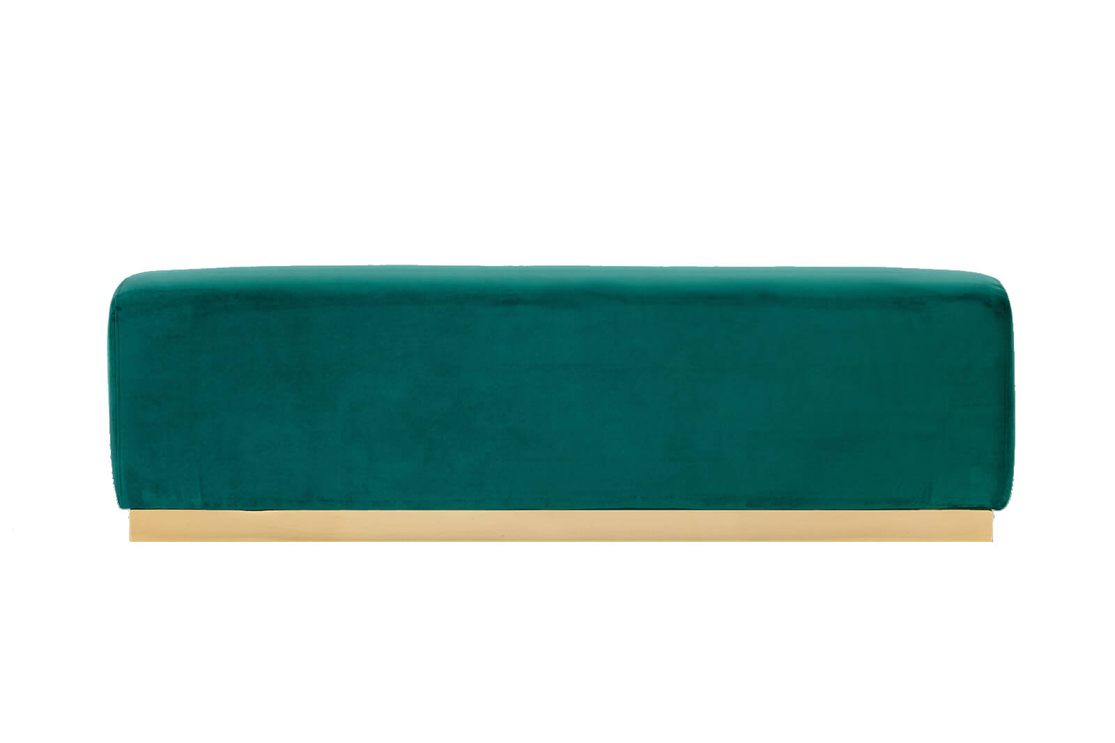 Harlow Daybed Emerald Green Velvet 155cmL x 55cmW x 45cmH D PLUS