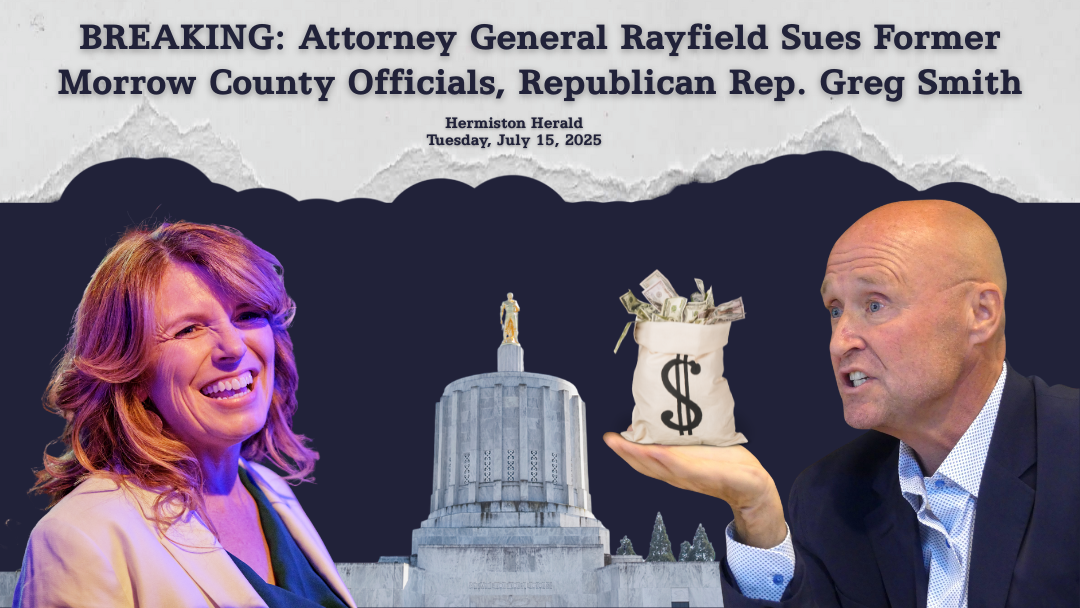 BREAKING Oregon AG Sues Former Morrow County Officials, Greg Smith(06)