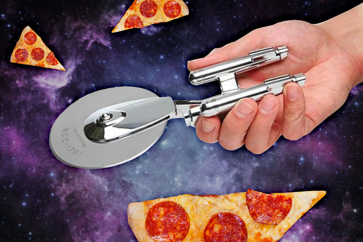 Star Trek Enterprise Pizza Cutter Living Sharp