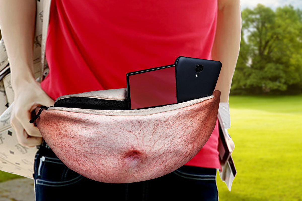 Dad Bod Beer Belly Fanny Pack Living Sharp