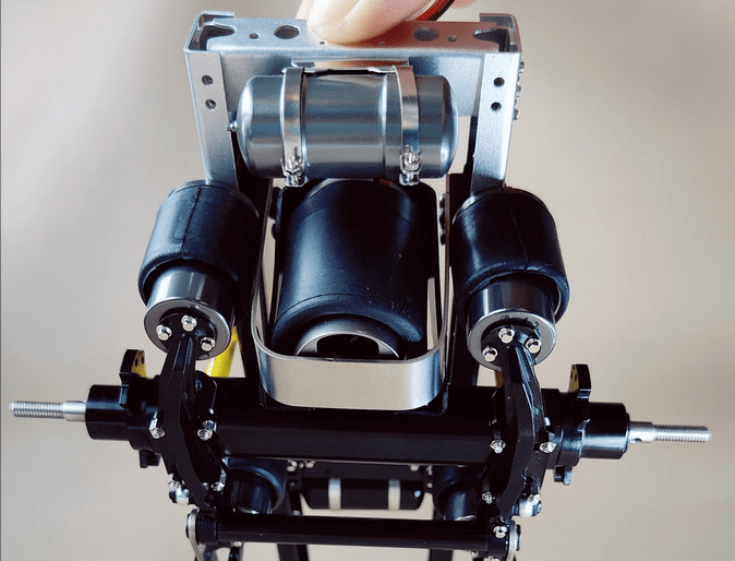 Lift shaft with 4 airbags, standard version