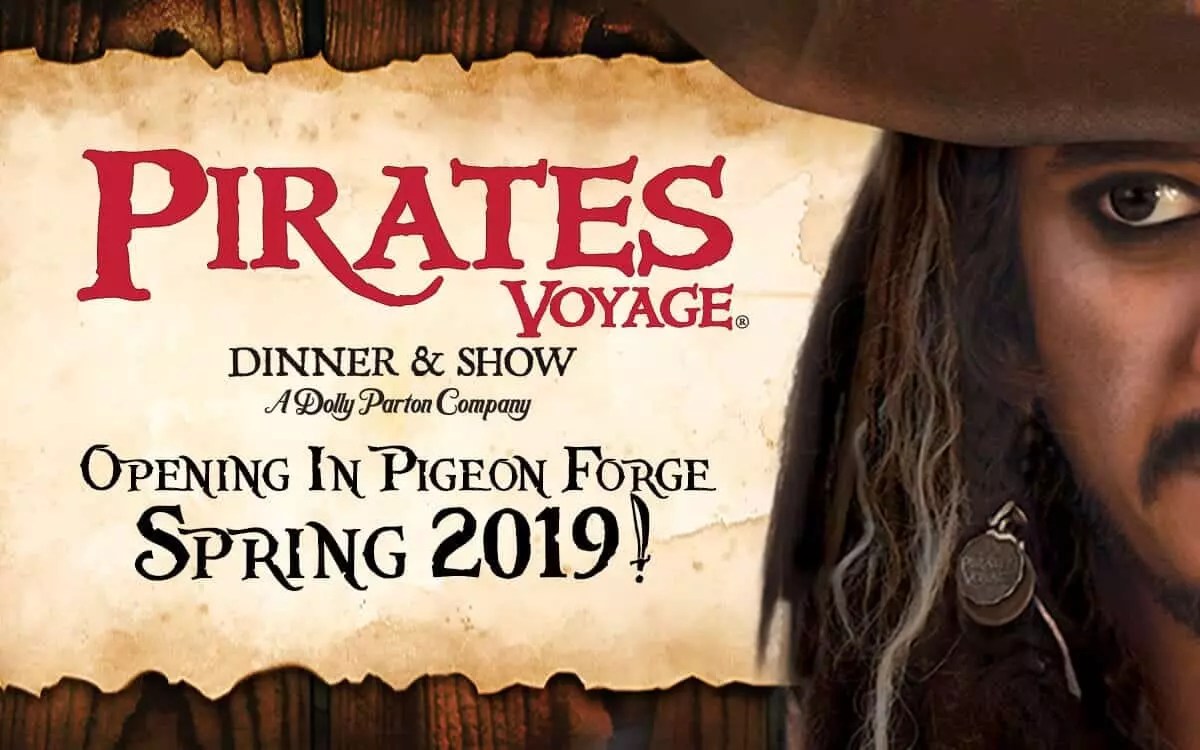 Pirates Voyage Opening Spring 2019 In Pigeon
