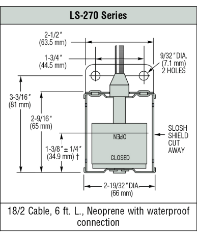 Gems LS-270 Single-Point Level Switch | Dpstar Group