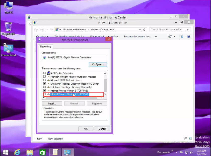 IT Support Assigning IP Address in Window 8 Chicago IT