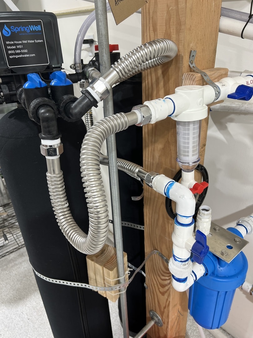 Well Water Iron Filter System SpringWell WS Iron Filter