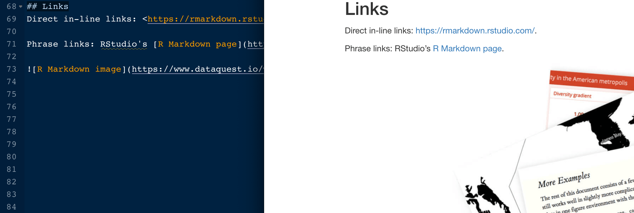 Getting Started with R Markdown — Guide and Cheatsheet