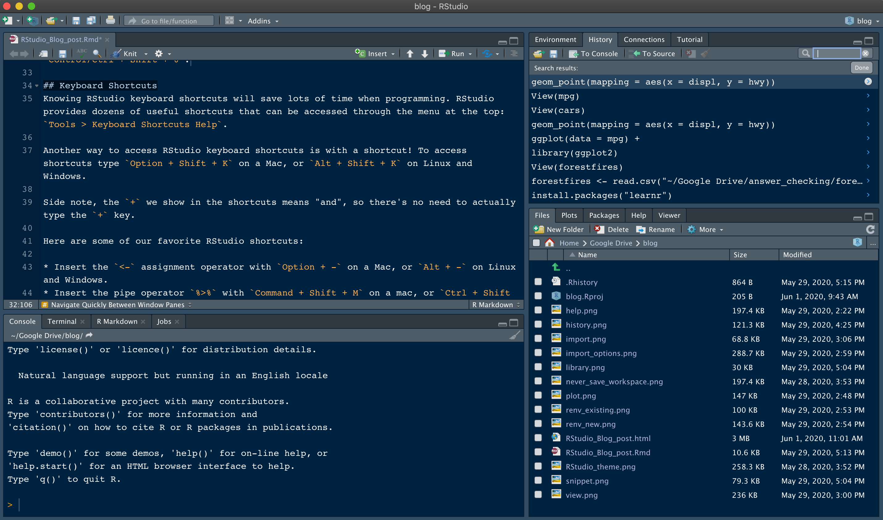 23 RStudio Tips, Tricks, and Shortcuts for Data Science — Dataquest