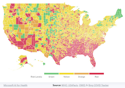 Harvard Global Pandemic Map COVID19 Risk Where are Coronavirus Cases Getting Worse? DQE