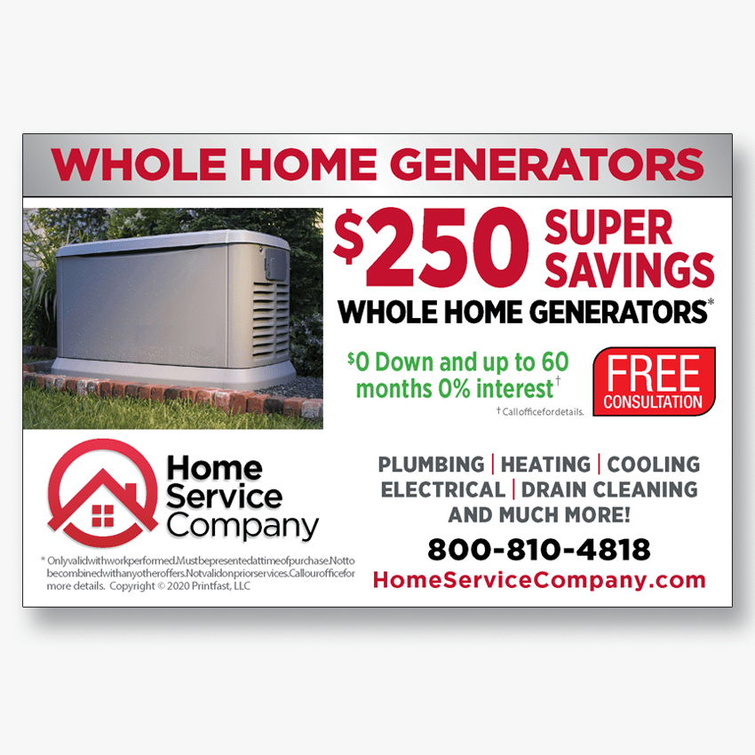 Browse Design Postit Note, Whole Home Generators PrintFast