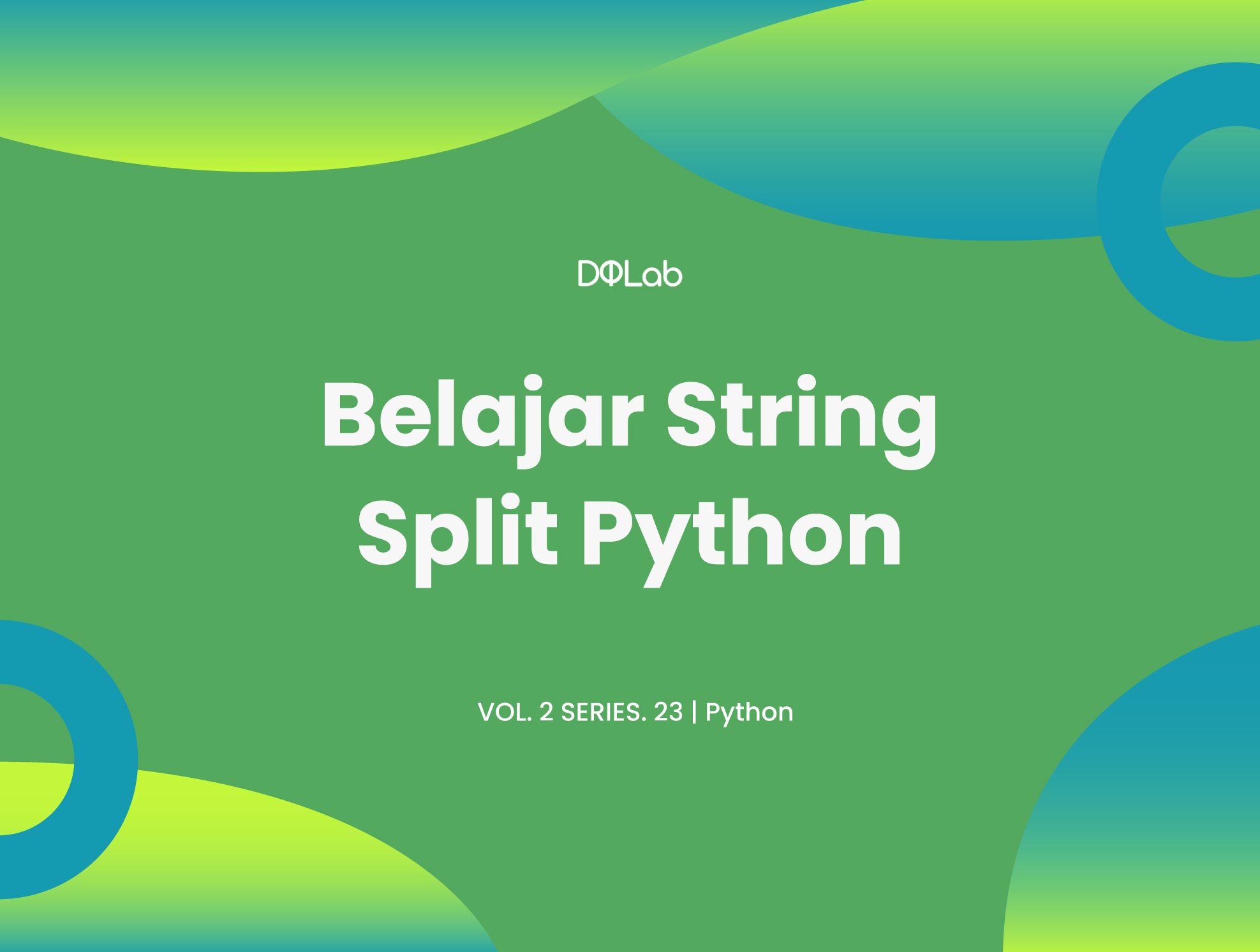 Jenis Separator untuk Split Data String di Python