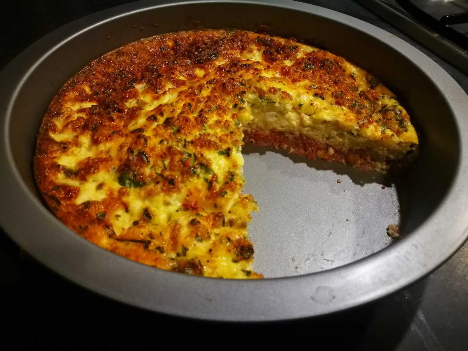 Corned Beef Quiche (2 syns per slice)