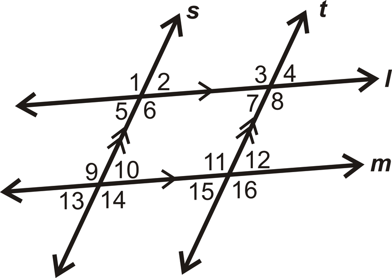 When the lines are parallel, the alternate exterior angles Alternate Exterior Angles Read Geometry Ck 12 Foundation