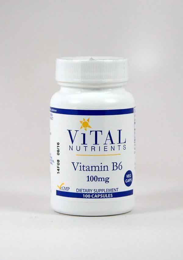 Vitamin B6 100mg Vital Nutrients DR. Adrian MD