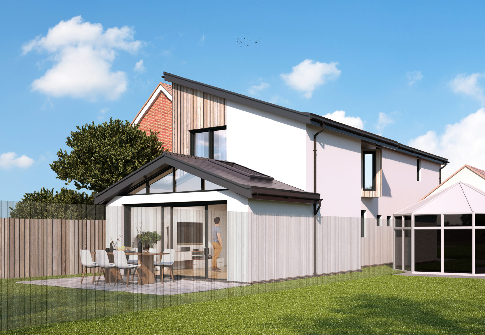 New Build Contemporary Style Dwelling House in Biggin Hill, Kent