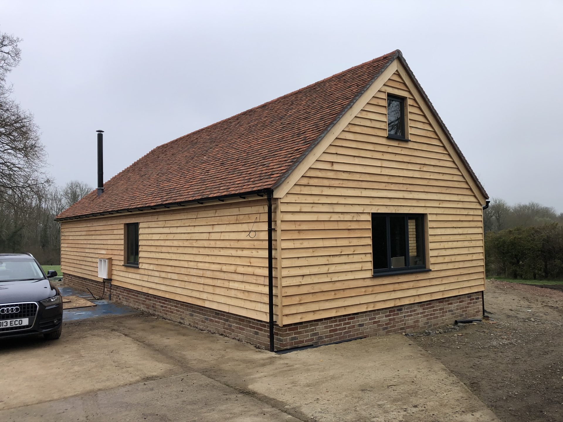 Oak Framed New Build in Buxted on Green Field Plot Draft 2 Design