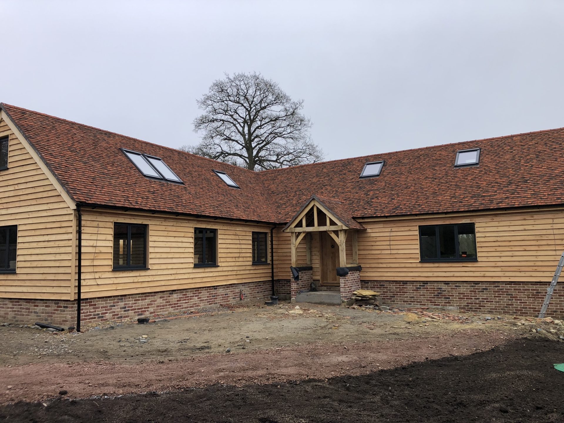 Oak Framed New Build in Buxted on Green Field Plot Draft 2 Design