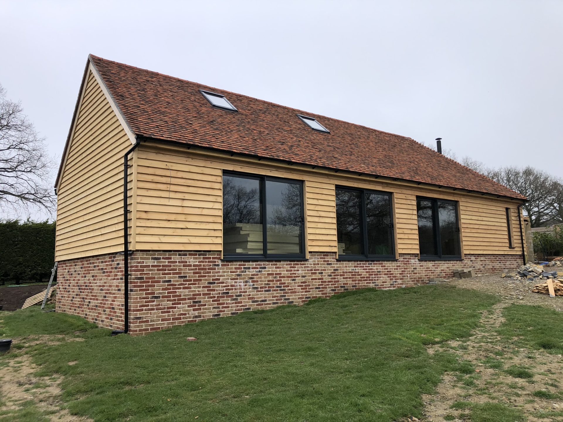 Oak Framed New Build in Buxted on Green Field Plot Draft 2 Design