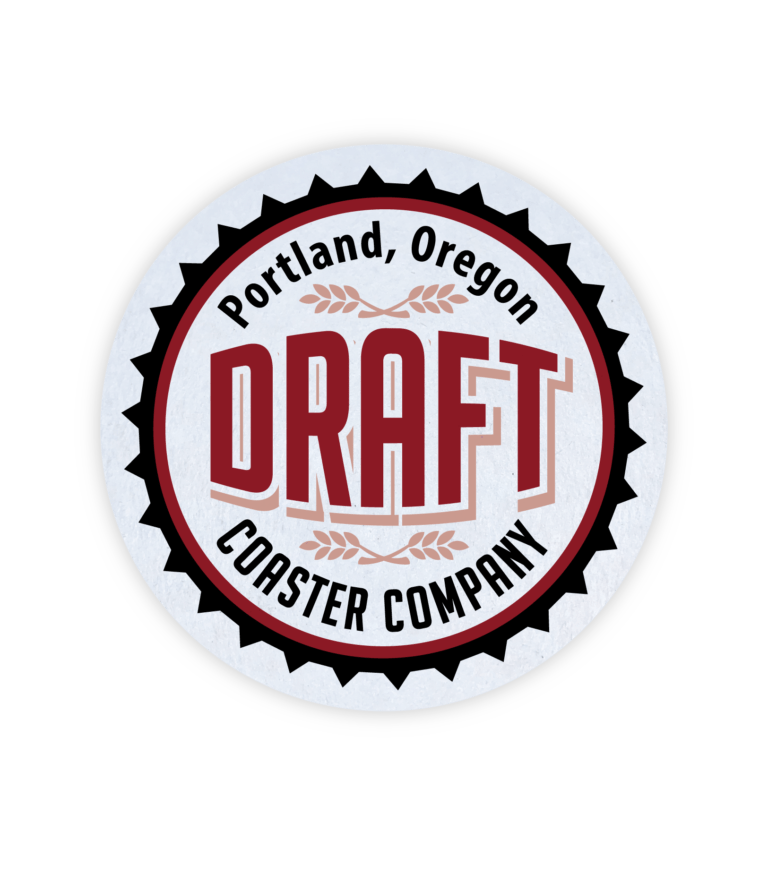 Custom Printed Coasters Double Sided Circle Draft Coaster Company