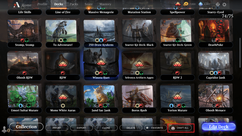 How to Import and Copy Decks into MTG Arena Draftsim