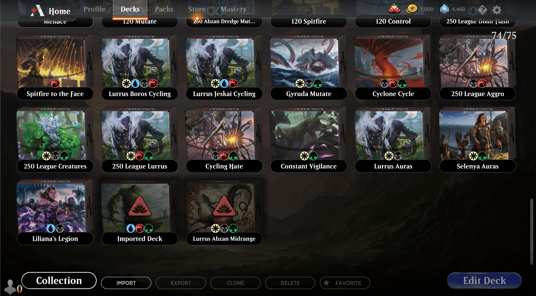 How to Import and Copy Decks into MTG Arena Draftsim