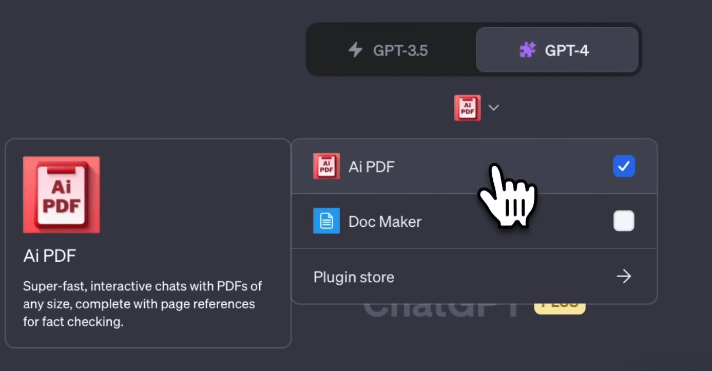 How to use ChatGPT AI PDF Plugin? (Talk to Your PDFs)