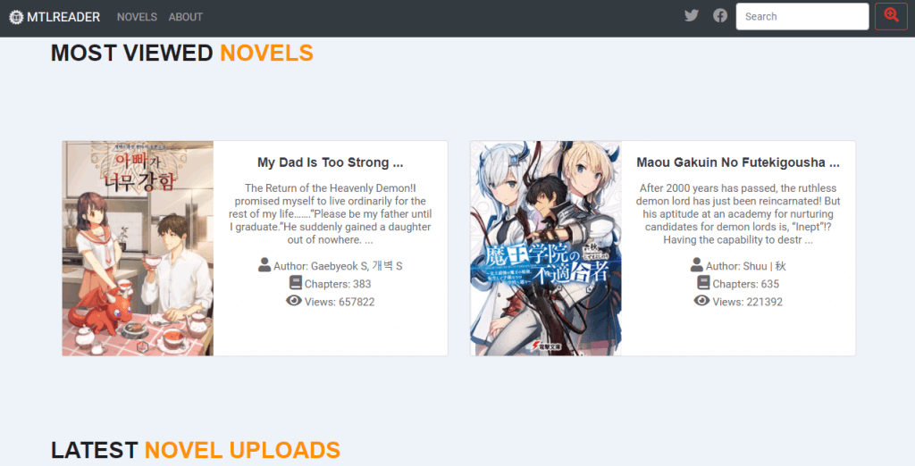 Another 6 Machine Translation Novel Sites —
