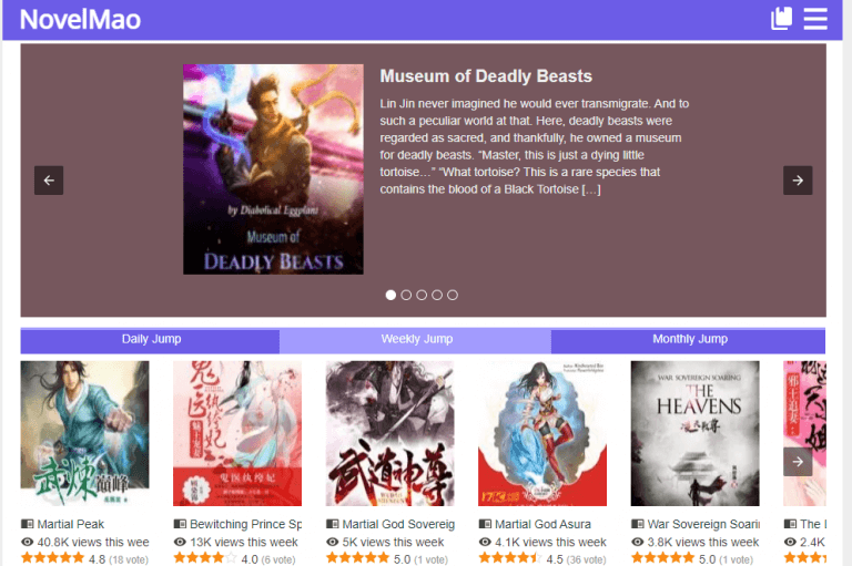 Another 6 Machine Translation Novel Sites —