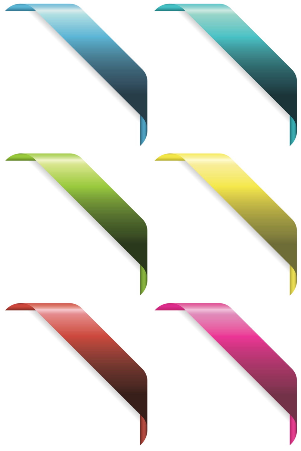 Corner Ribbons Vector DragonArtz Designs we Moved To Dragonartz 