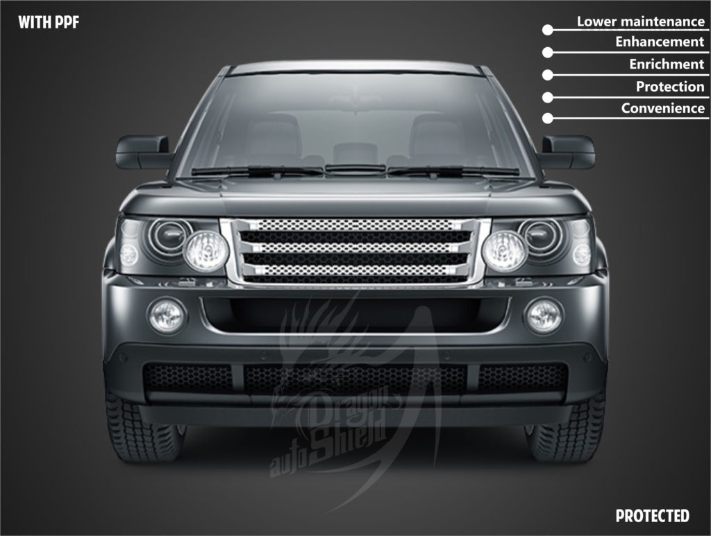 Paint Protection Film cost for a professional installation Dragon